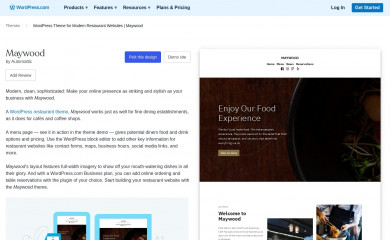 https://wordpress.com/theme/maywood screenshot