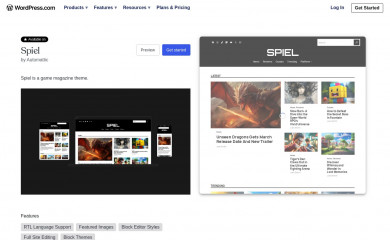 https://wordpress.com/theme/spiel screenshot