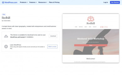 https://wordpress.com/theme/redhill screenshot