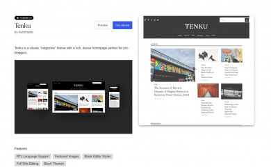 https://wordpress.com/theme/tenku/ screenshot