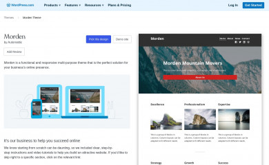 https://wordpress.com/themes/morden/ screenshot