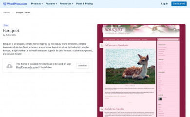 https://wordpress.com/themes/bouquet/ screenshot