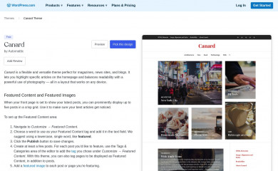 https://wordpress.com/themes/canard/ screenshot
