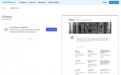 Chateau - WordPress.com screenshot