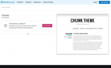 https://wordpress.com/themes/chunk/ screenshot