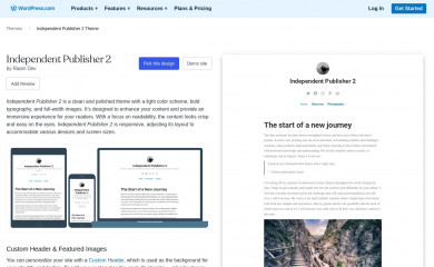 https://wordpress.com/themes/independent-publisher-2/ screenshot