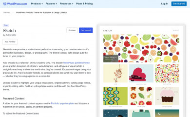 https://wordpress.com/themes/sketch/ screenshot