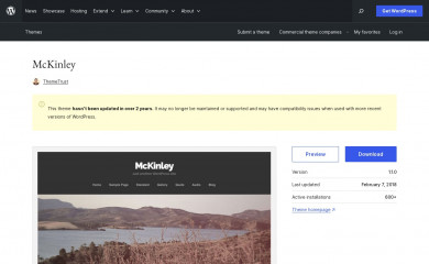 http://wordpress.org/themes/mckinley screenshot