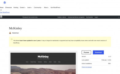 http://wordpress.org/themes/mckinley screenshot