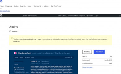https://wordpress.org/themes/andrea/ screenshot