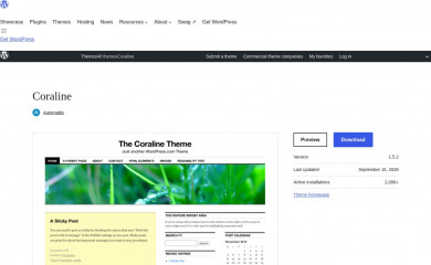 http://wordpress.org/themes/coraline/ screenshot