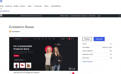 https://wordpress.org/themes/ecommerce/ screenshot
