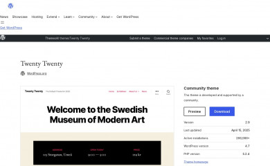 https://wordpress.org/themes/twentytwenty/ screenshot