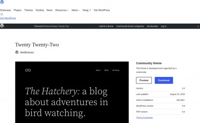 https://wordpress.org/themes/twentytwentytwo/ screenshot