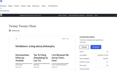 https://wordpress.org/themes/twentytwentythree screenshot