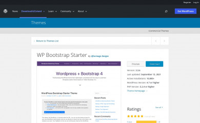 WP Bootstrap Starter Child Theme screenshot