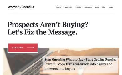 wordsbycornelia.com screenshot