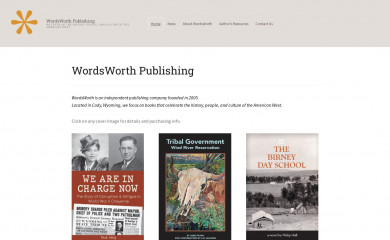 wordsworthpublishing.com screenshot