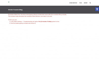 wordstrousers.com screenshot