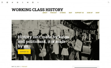 workingclasshistory.com screenshot