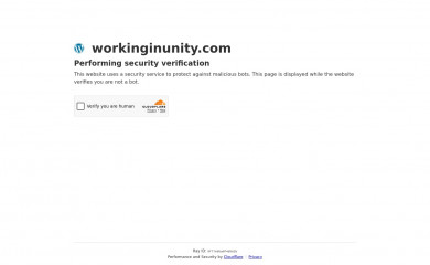 workinginunity.com screenshot
