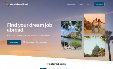 workinternational.se screenshot
