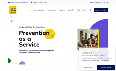 workplacehealth.at screenshot