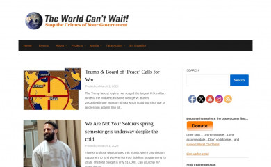 worldcantwait.org screenshot