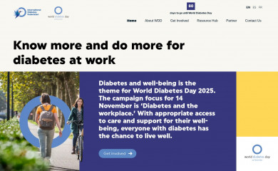 worlddiabetesday.org screenshot