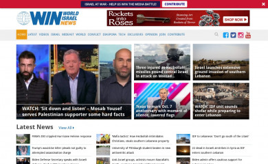 worldisraelnews.com screenshot