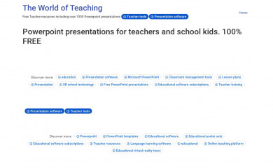 worldofteaching.com screenshot