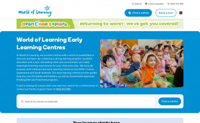 worldoflearning.com.au screenshot