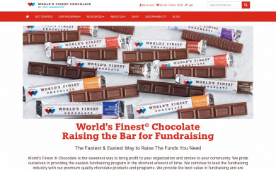 worldsfinestchocolate.com screenshot