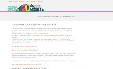worldwide-motorhome-hire.com screenshot
