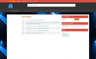 worshipsonglyric.com screenshot