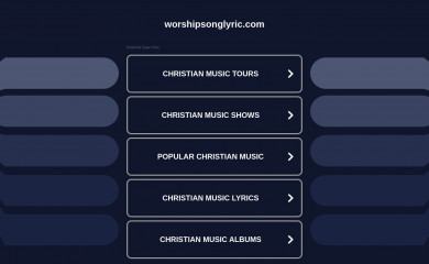 worshipsonglyric.com screenshot