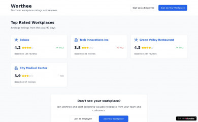 worthee.com screenshot