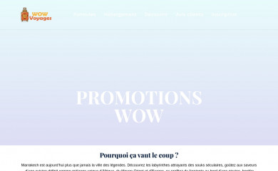 wowvoyages.ma screenshot