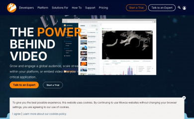 wowza.com screenshot