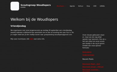 woudlopers.be screenshot