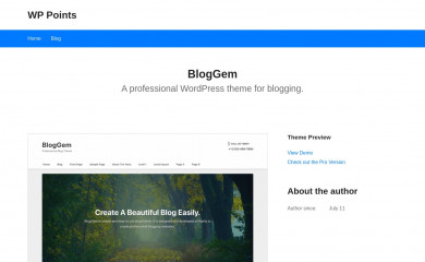 BlogGem screenshot