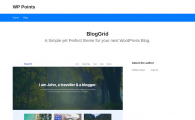 BlogGrid screenshot