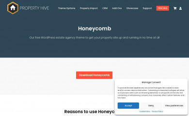 https://wp-property-hive.com/honeycomb screenshot