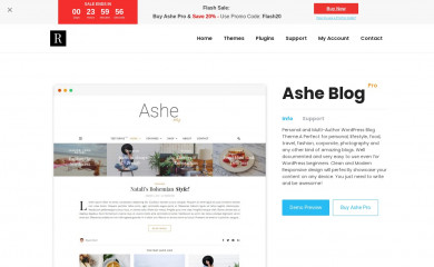 https://wp-royal-themes.com/themes/item-ashe-pro/ screenshot
