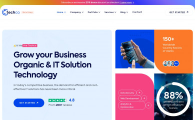 Techco screenshot