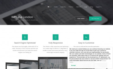WPCasa London screenshot