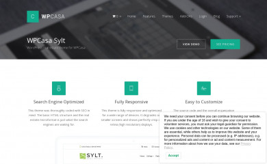 WPCasa Sylt screenshot