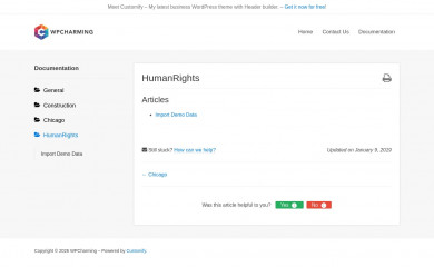 HumanRights - shared on wplocker.com screenshot