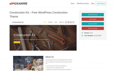 https://wpcharms.com/item/construction-kit/ screenshot
