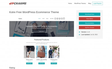 https://wpcharms.com/item/kotre/ screenshot